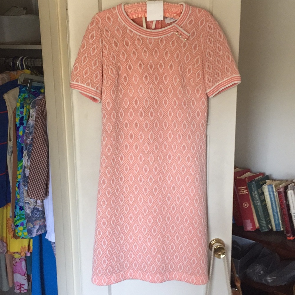 VINTAGE KNIT PINK DRESS